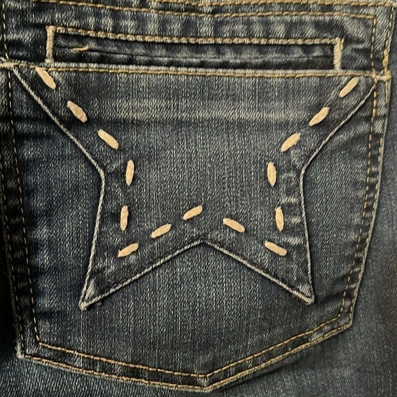 Peoples liberation blue jeans low rise flared size 30 y2k retro denim - Picture 8 of 13